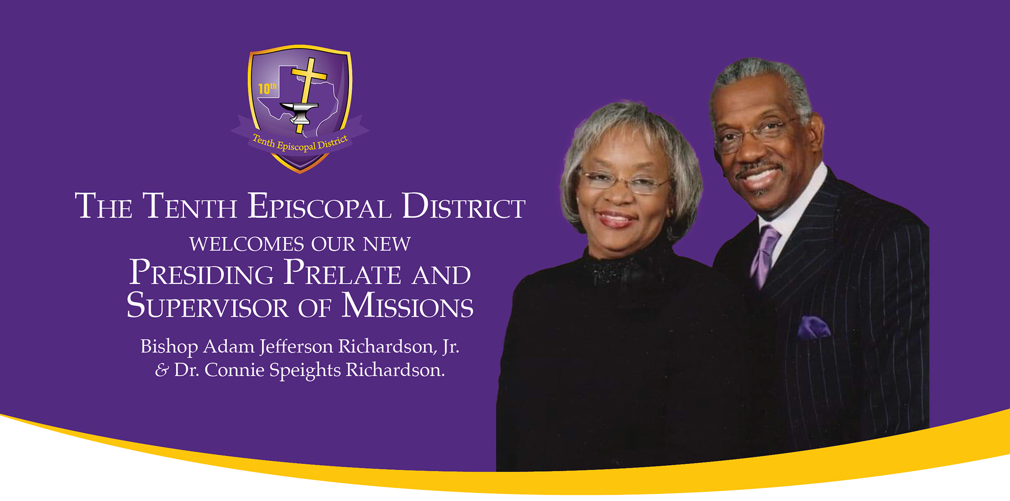 Tenth Episcopal District Welcome Banner